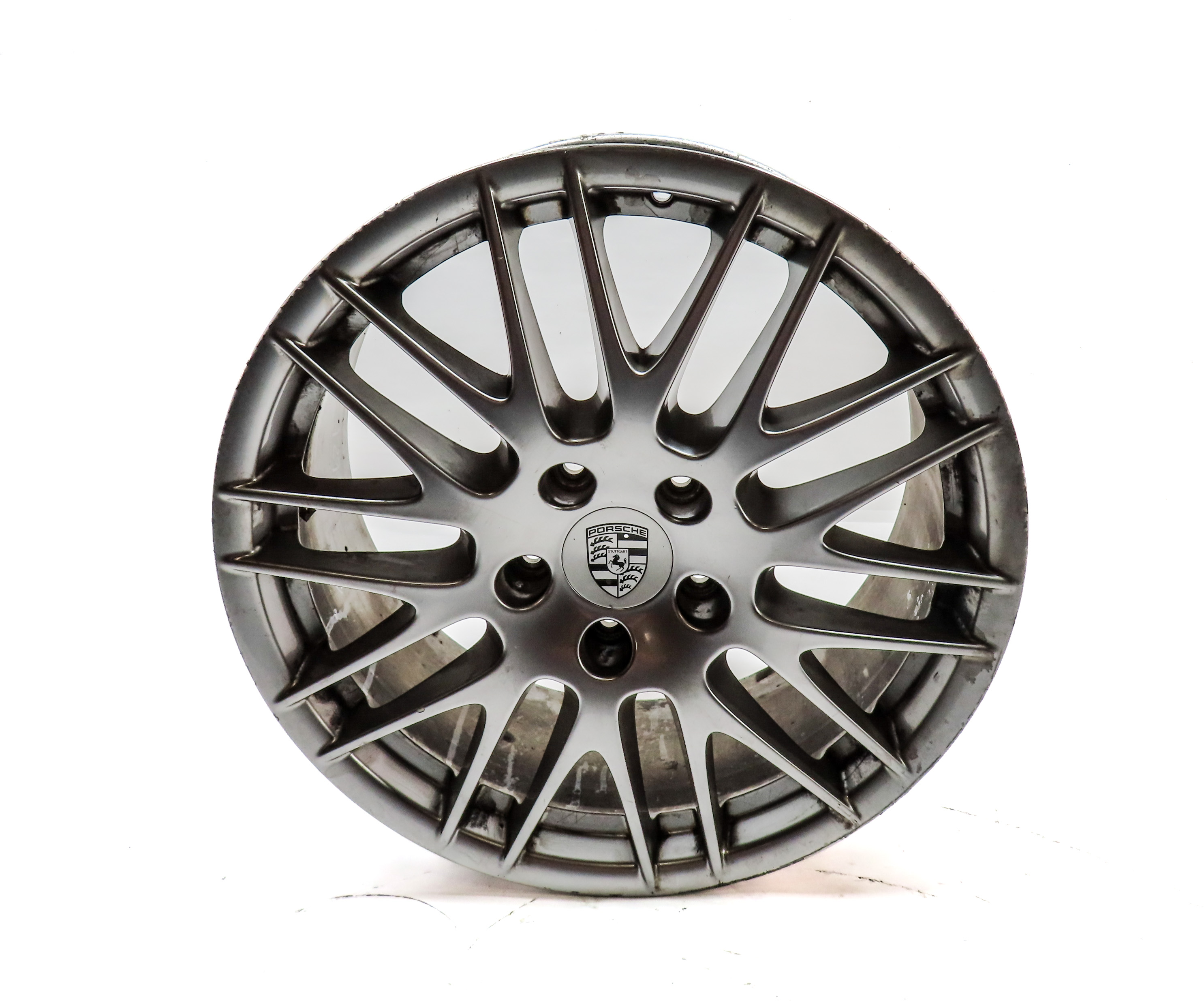 2011-2018 PORSCHE CAYENNE (958) 20x9 ALUMINUM ALLOY Y-SPOKE WHEEL RIM — exact item pictured